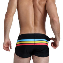 Load image into Gallery viewer, Mens Swimsuit Swim Trunks Strip Swimwear
