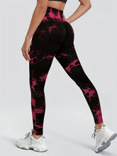 Load image into Gallery viewer, Women's Seamless Tie-dye Yoga Pants
