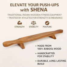 Load image into Gallery viewer, PUSH UP BAR FITNESS WOODEN EQUIPMENT - 2.5 Ft, Assorted
