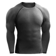 Load image into Gallery viewer, Compression Long Sleeve T Shirt Men Elastic Training T-shirt

