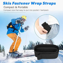 Load image into Gallery viewer, Ski Fastener Straps Adjustable Ski Straps for Carrying Bands with Protector Pads

