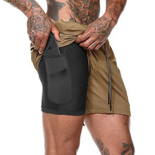 Load image into Gallery viewer, Camouflage running shorts for men
