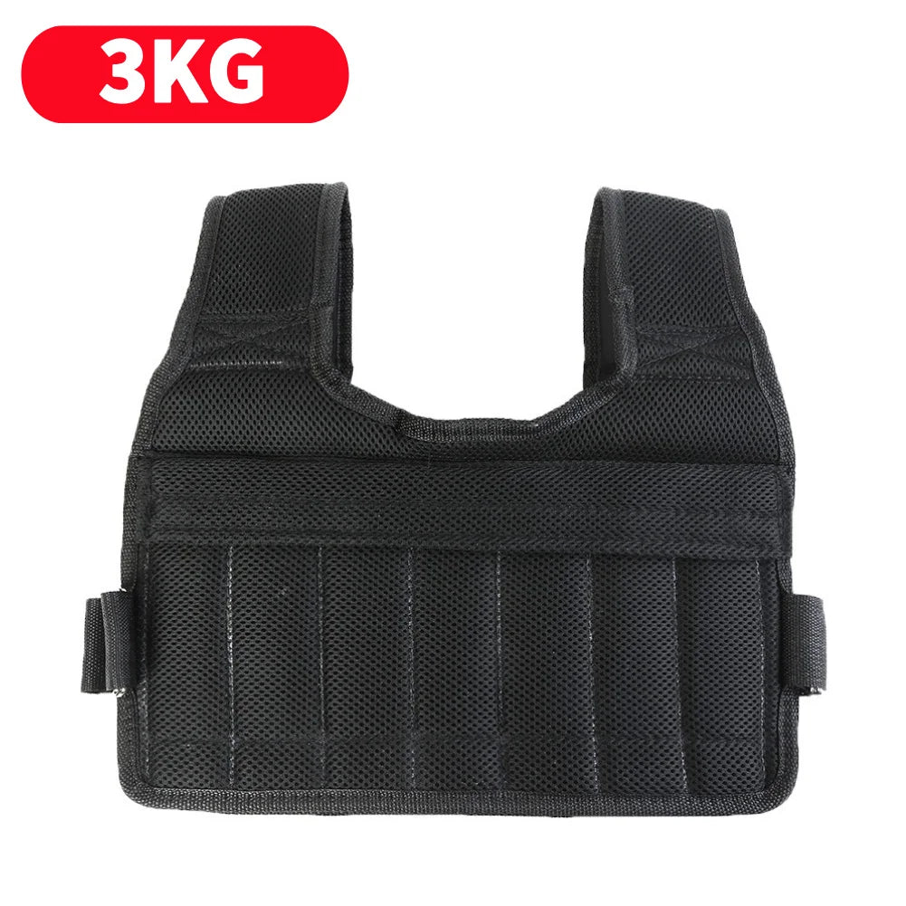 3/20/15/35/50kg Weighted Vest Adjustable Weighted Exercise Vest Workout Equipment for Running