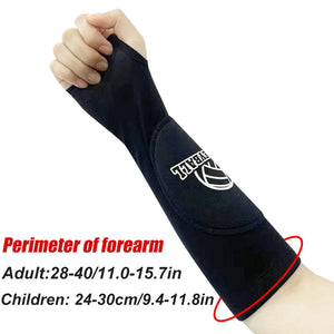 1Pair Kids Adults Volleyball Arm Sleeve Gloves