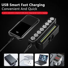 Load image into Gallery viewer, 5/8 LED Bicycle Front Light USB Rechargeable 130dB Cycling Bike Horn
