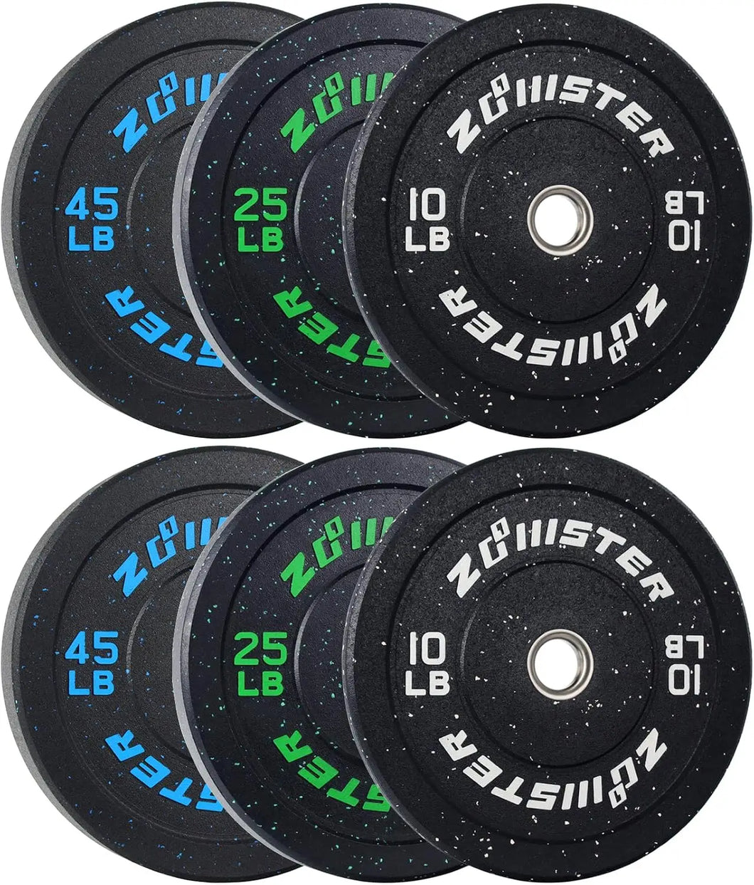 Weight Plate, High Bounce Bumper Weight Plate with Steel Insert Strength Training Weight Lifting