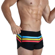 Load image into Gallery viewer, Mens Swimsuit Swim Trunks Strip Swimwear
