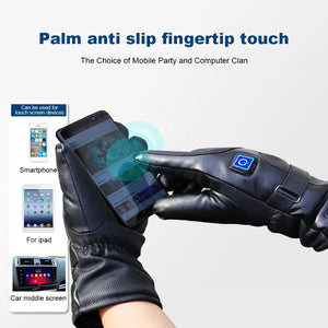 New Heated Gloves, Rechargeable Electric Heating Ski Gloves