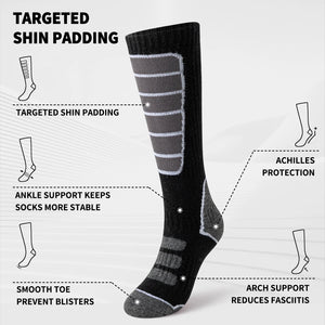 3 Pairs of Merino Wool Ski Socks
