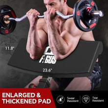 Load image into Gallery viewer, 2-IN-1 Preacher Curl Bench Hyperextension Roman Chair
