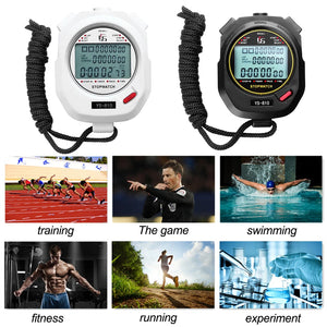 Professional Handheld Digital Stopwatch Timer Outdoor Sports Training Timer