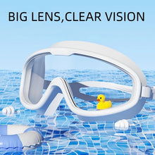 Load image into Gallery viewer, Outdoor Swimming Goggles Anti-Fog Wide View Scuba Diving Swimming Glasses with Earplugs

