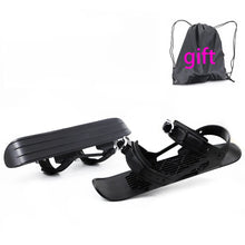 Load image into Gallery viewer, Mini Short Ski Skates Skis Boots Skiboards Adjuatable Adults Short Shoe Snowblades
