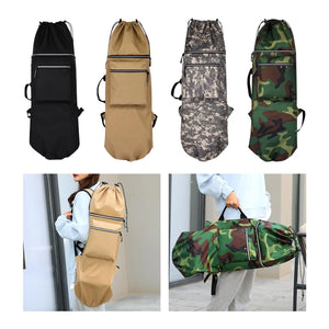 Oxford Skateboard Backpack Bag with Handle Shoulder Bag