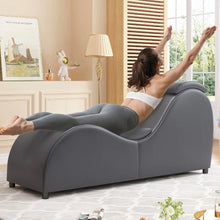Load image into Gallery viewer, 60 Yoga Chaise Lounge Chair for Home and Outdoor Relaxation
