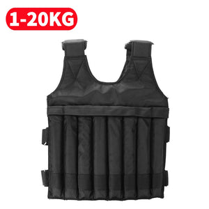 3/20/15/35/50kg Weighted Vest Adjustable Weighted Exercise Vest Workout Equipment for Running