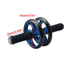 Load image into Gallery viewer, Ab Rolller Wheel l Abdominal Exercise Roller No Noise Non-slip Soft Foam Handles With Knee Mat
