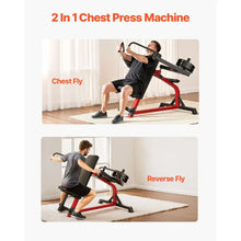 Load image into Gallery viewer, VEVOR Incline Chest Fly and Rear Delt Fly Machine
