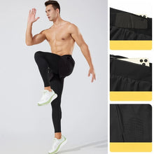 Load image into Gallery viewer, Fake Two Piece Quick Dry Sports Trousers for  Fitness Yoga Pants
