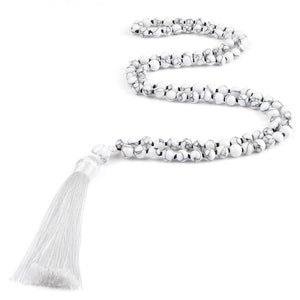 108Mala Natural Malachite Beads Necklace For Women Men