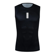 Load image into Gallery viewer, Reflective Cycling Base Layers White Cycling Undershirt
