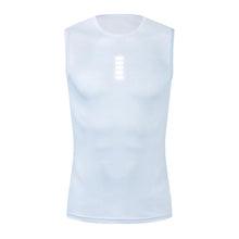 Load image into Gallery viewer, Reflective Cycling Base Layers White Cycling Undershirt
