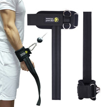 Load image into Gallery viewer, Wrist cuffs with Double D Rings for Weightlifting,
