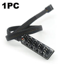 Load image into Gallery viewer, 20-1PCS 40cm 1 to 5 4Pin PWM Hub Fan 4PIN/3PIN CPU Cooling Fan
