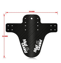 Load image into Gallery viewer, Carbon Pattern Bicycle Fender Portable Road Mountain Bike Mud Guard
