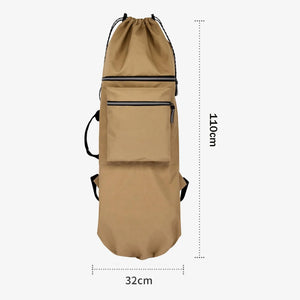Oxford Skateboard Backpack Bag with Handle Shoulder Bag