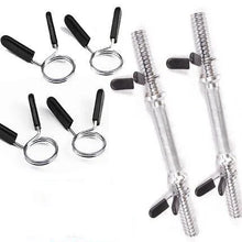 Load image into Gallery viewer, 2.5cm 2pcs Barbell Clamp Spring Collar Clips Gym Weight Dumbbell Lock
