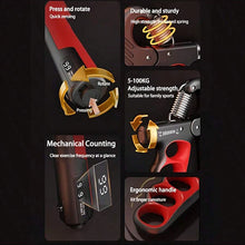 Load image into Gallery viewer, 5-60/100/150kg Grip Strength Gym Wrist Expander Hand Strengthener
