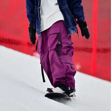 Load image into Gallery viewer, Warm Violet Ski Pants for Women and Men

