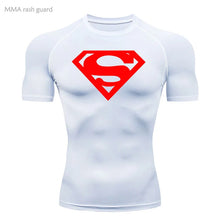 Load image into Gallery viewer, Sports Compression Shirt Men's T-Shirt Short Sleeve Quick Dry Summer Fitness Top Bodybuilder T-shirt Running
