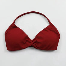 Load image into Gallery viewer, Strappy Bra Gym Top Women High Support Thin Strap Halter Sports Seamless Bras Workout Yoga Tank Tops
