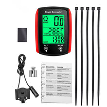 Load image into Gallery viewer, Bike Computer Bicycle Odometer LCD Screen Wired Cycling Speedometer
