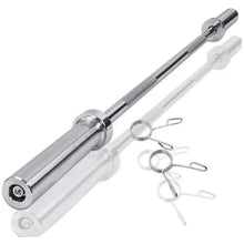 Load image into Gallery viewer, Barbell Bar for 2 Olympic Plates, Home Gym Weightlifting Bar
