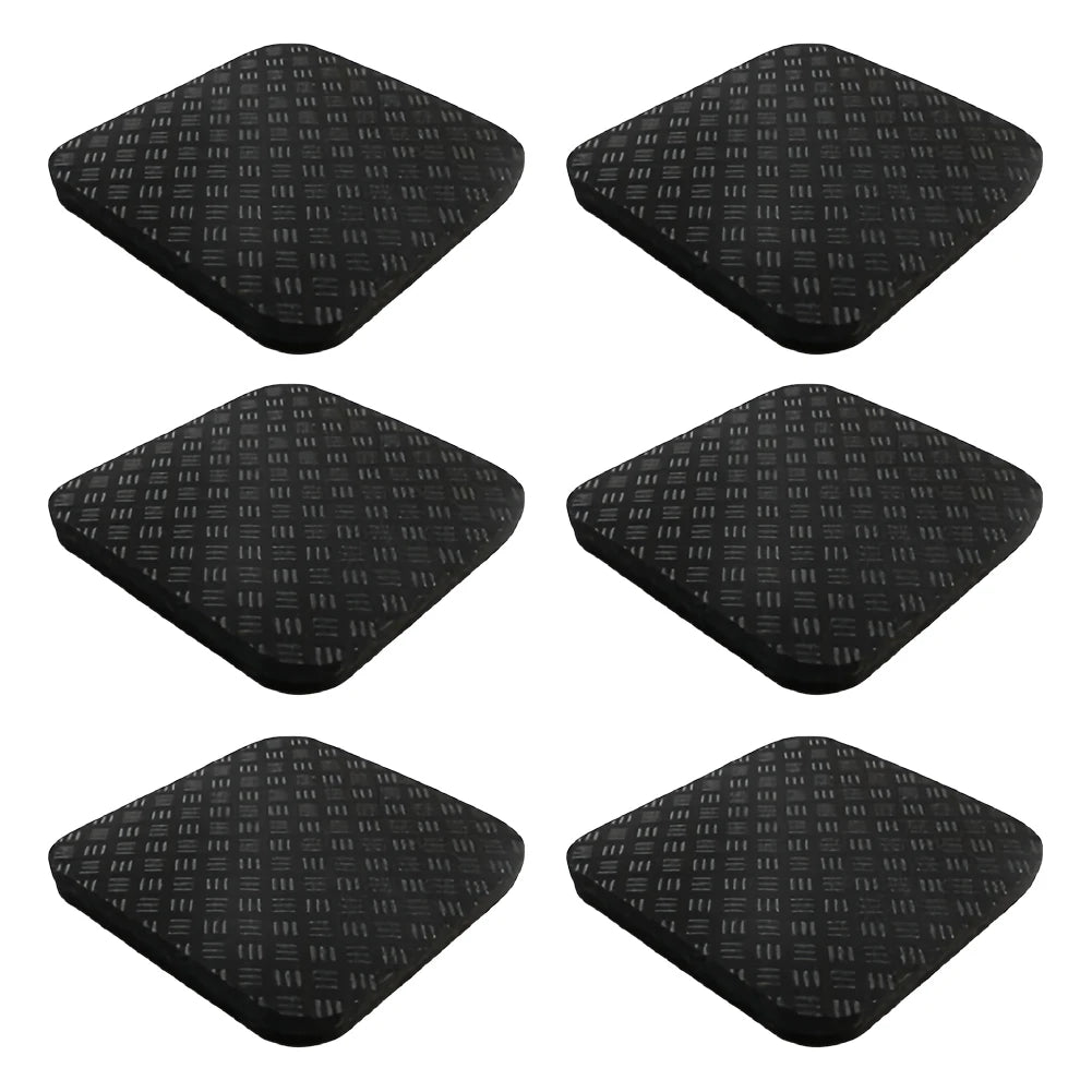 6Pcs Silicone Treadmill Mats Exercise Equipment Mats