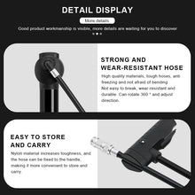 Load image into Gallery viewer, RIDERACE Bicycle Pump With Gauge High-pressure Portable Hand Tire Air Inflator
