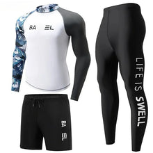 Load image into Gallery viewer, Diving Suit for Men Swimsuit Long Sleeved Sunscreen Quick Drying Rash Guard Surfing Suit
