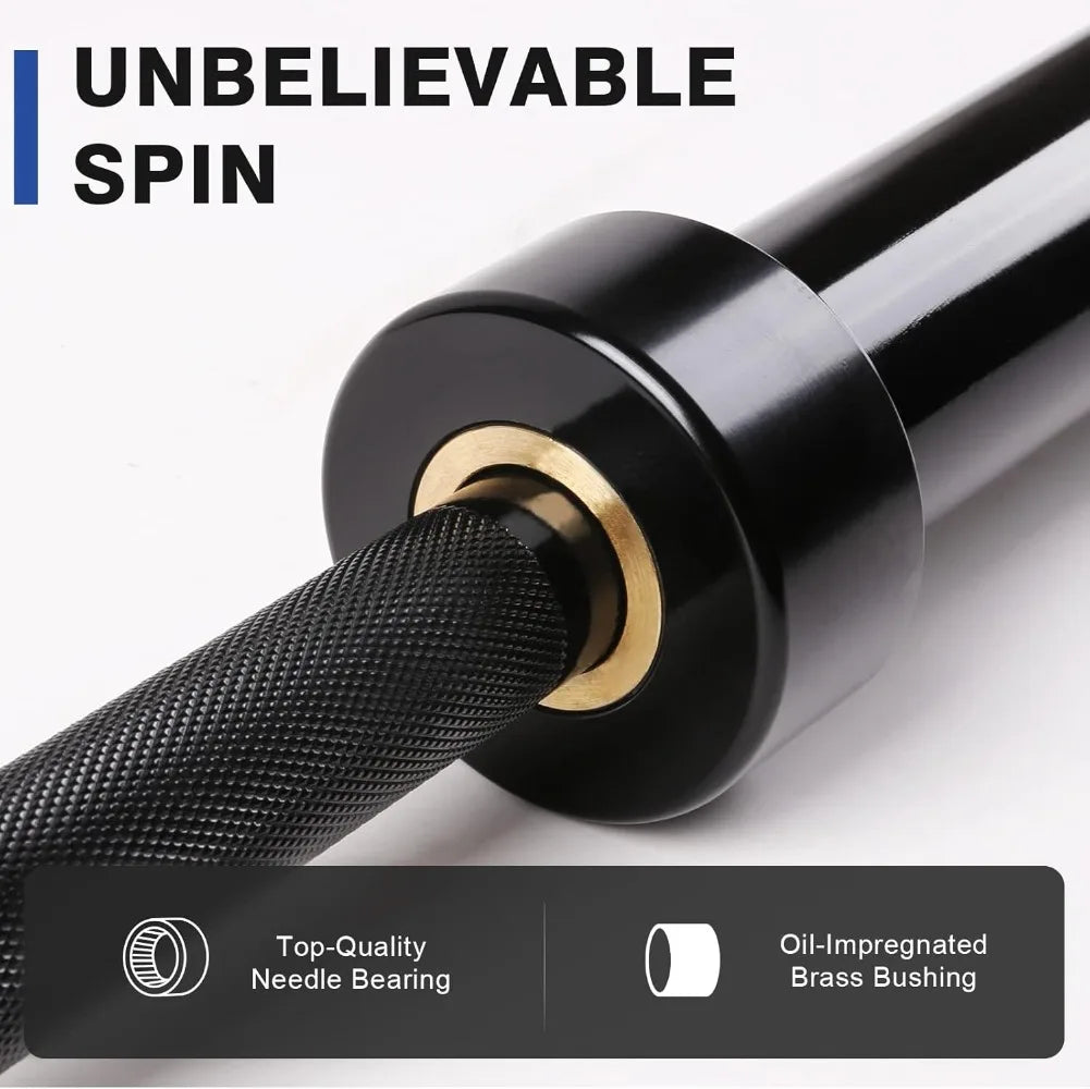 7FT Olympic Barbell for Weightlifting