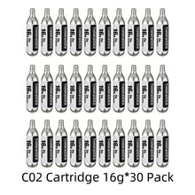 Load image into Gallery viewer, ThinkRider 16g Threaded CO2 Cartridges or CO2 Inflator for Bike Tires
