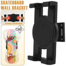 Load image into Gallery viewer, Skateboard Wall Bracket 360° Rotation
