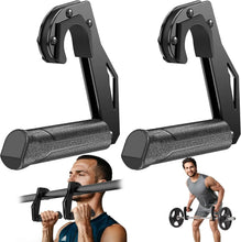 Load image into Gallery viewer, Ergonomic Portable Pull Up Handles for Home Gym, Calisthenics, and Strength Training with Resistance Bands
