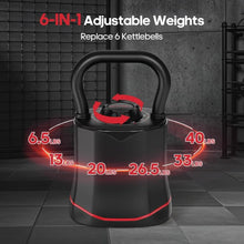 Load image into Gallery viewer, Adjustable Kettlebell Weight Set
