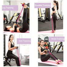 Load image into Gallery viewer, 6-Tube Resistance Band, Multi-Functional Elastic Yoga Pull Rope
