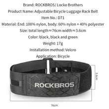 Load image into Gallery viewer, Bike  Straps, Mountain Frame Straps
