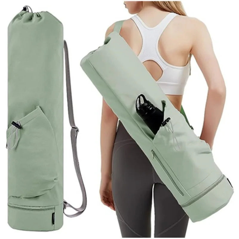 Yoga backpack, large capacity yoga mat bag, waterproof, adjustable shoulder straps