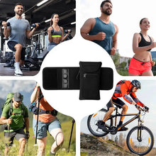 Load image into Gallery viewer, Magnetic Water Bottle Bag Portable Gym Bottle Pouch with Phone Holder
