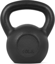 Load image into Gallery viewer, 5-80 lbs Cast Iron Kettlebell
